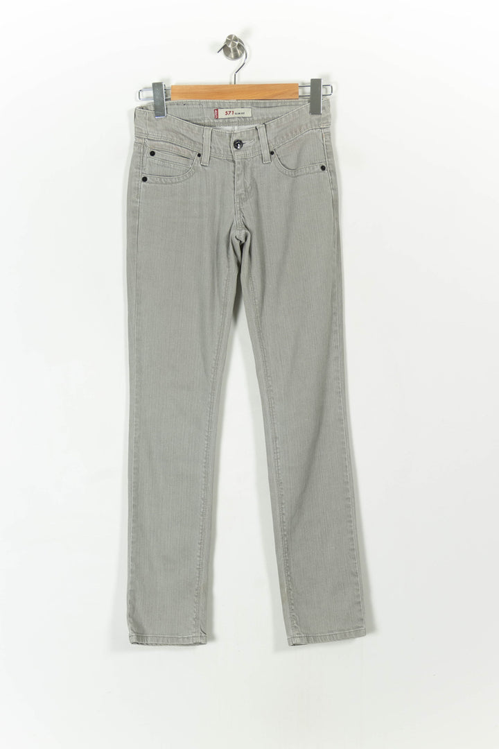 Jean Droit Gris - Taille XS/34 de la marque Levi's | PARAD38009 - Vendu par Paradigme - Image 2