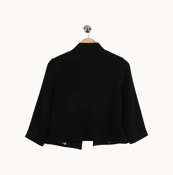 Veste Noire - Taille M/38 de la marque Sandro | PARAD38013 - Vendu par Paradigme - Image 4