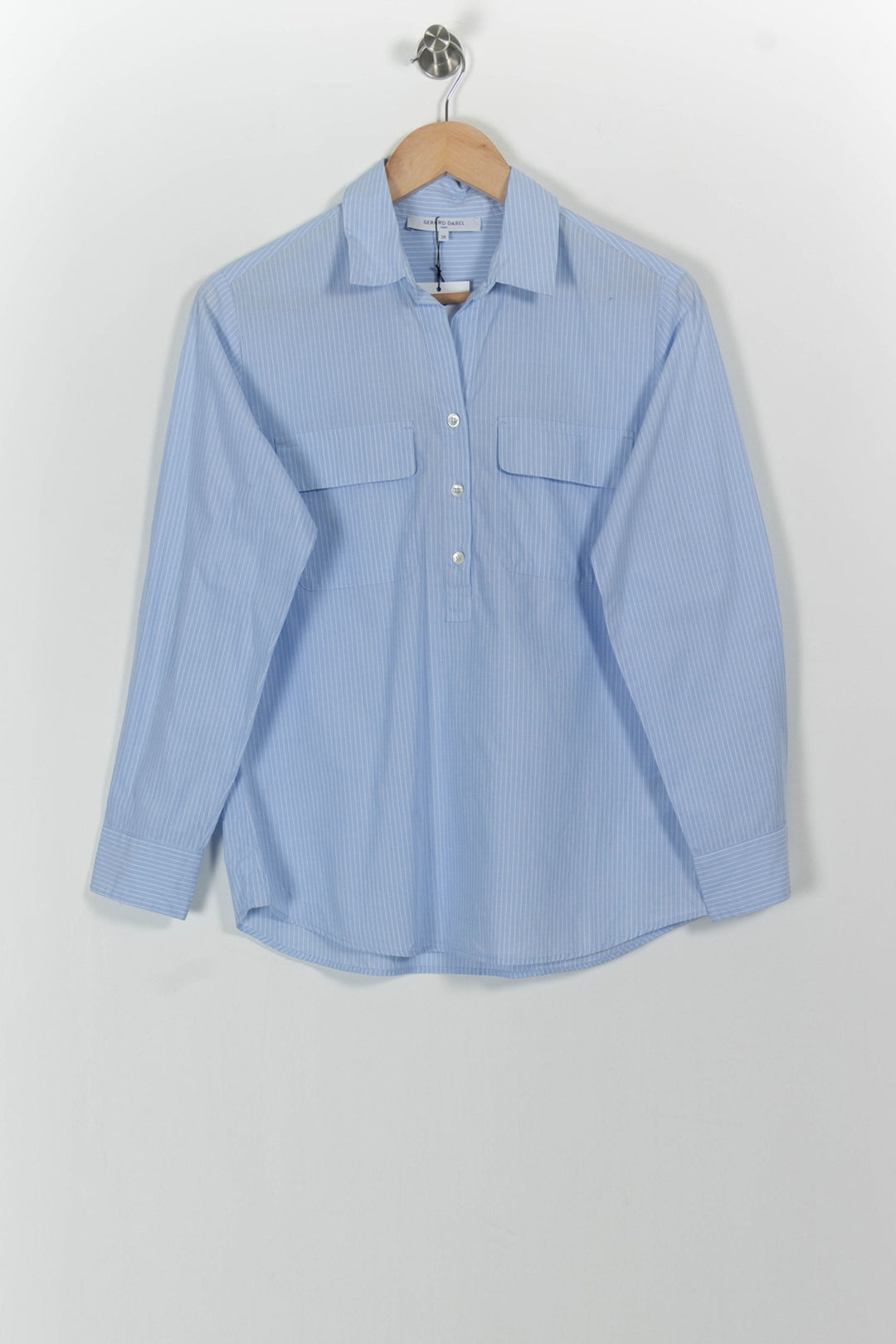 Chemise Bleu Clair - Taille S/36 de la marque Gerard Darel | PARAD38018 - Vendu par Paradigme - Image 2