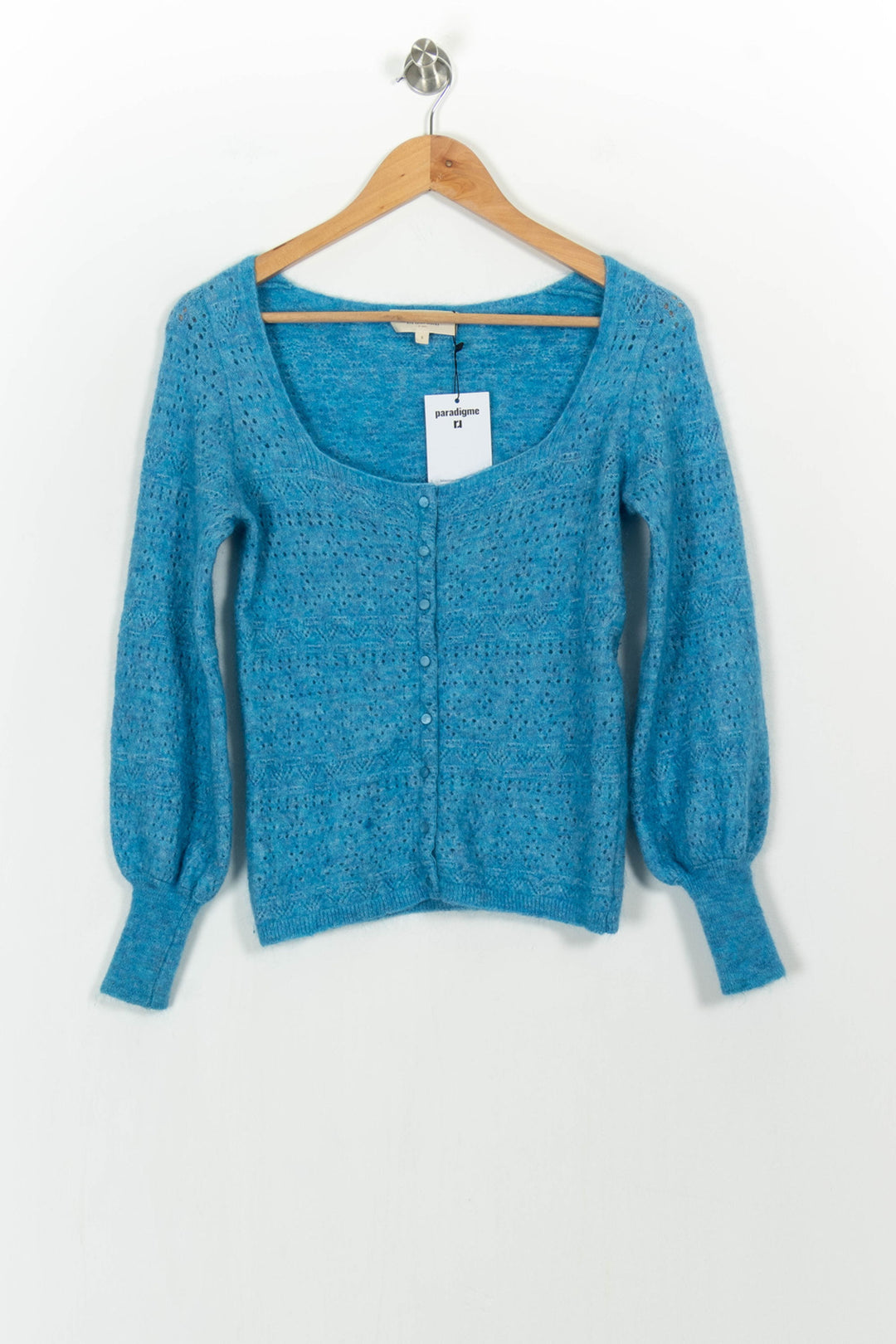 Cardigan Bleu - Taille S/36 de la marque Sézane | PARAD38025 - Vendu par Paradigme - Image 2