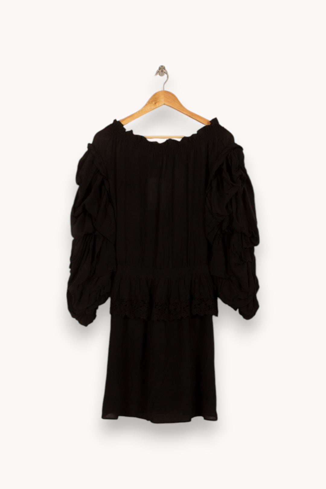 Robe Courte Noire - Taille L/40 de la marque The Kooples | PARAD38027 - Vendu par Paradigme - Image 4
