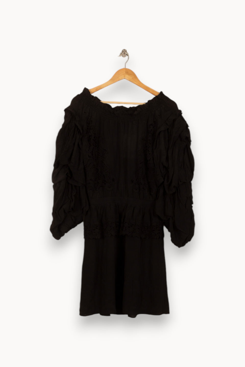 Robe Courte Noire - Taille L/40 de la marque The Kooples | PARAD38027 - Vendu par Paradigme - Image 2
