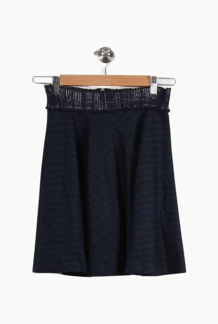 Jupe Courte Bleue - Taille S/36 de la marque Sandro | PARAD38031 - Vendu par Paradigme - Image 4