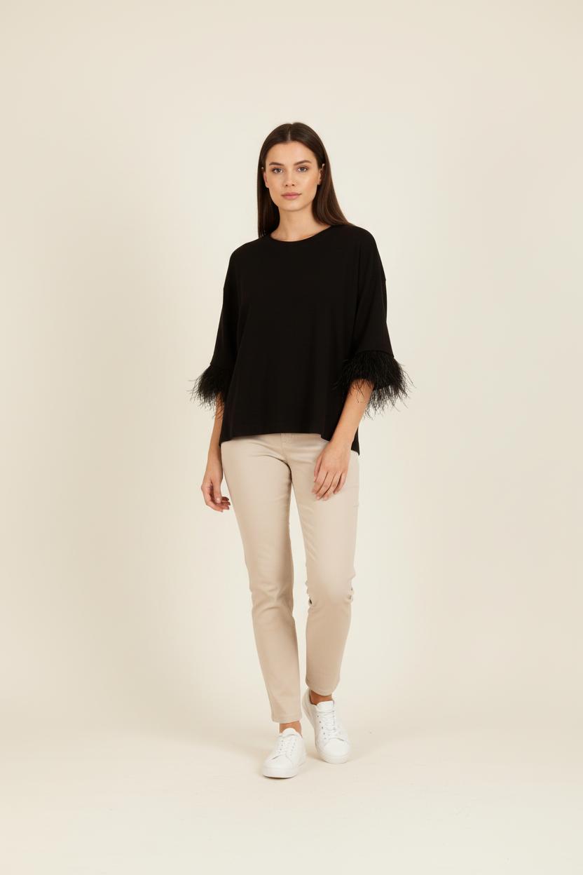 Top Noir - Taille XL/42 de la marque Essentiel Antwerp | PARAD38034 - Vendu par Paradigme - Image 1