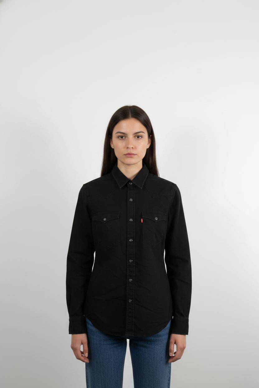Chemise Noire - Taille S/36