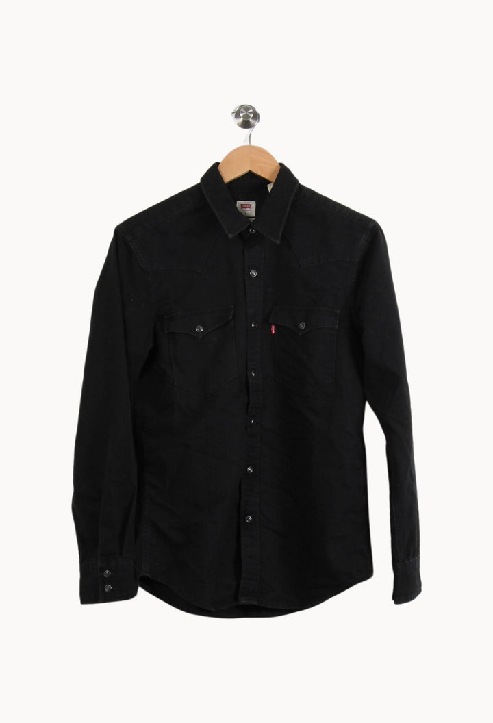 Chemise Noire - Taille S/36 de la marque Levi's | PARAD38041 - Vendu par Paradigme - Image 2