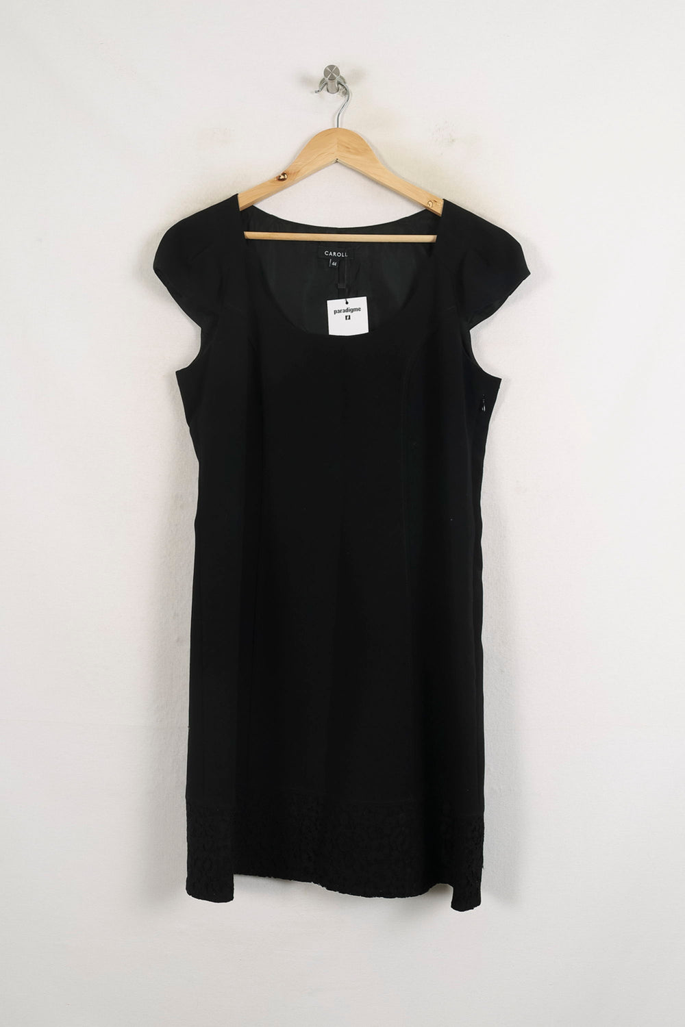 Robe Midi Noire - Taille XXL/44 de la marque Caroll | PARAD38050 - Vendu par Paradigme - Image 2