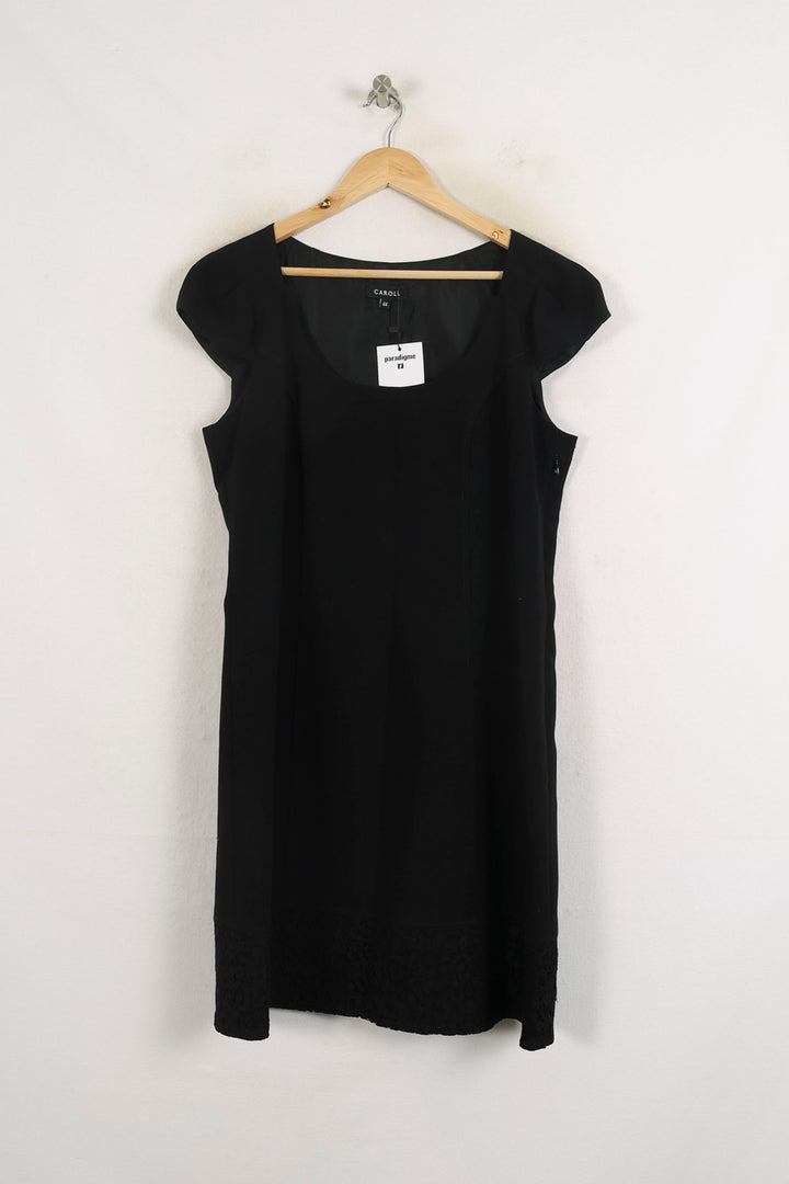 Robe Midi Noire - Taille XXL/44 de la marque Caroll | PARAD38050 - Vendu par Paradigme - Image 2