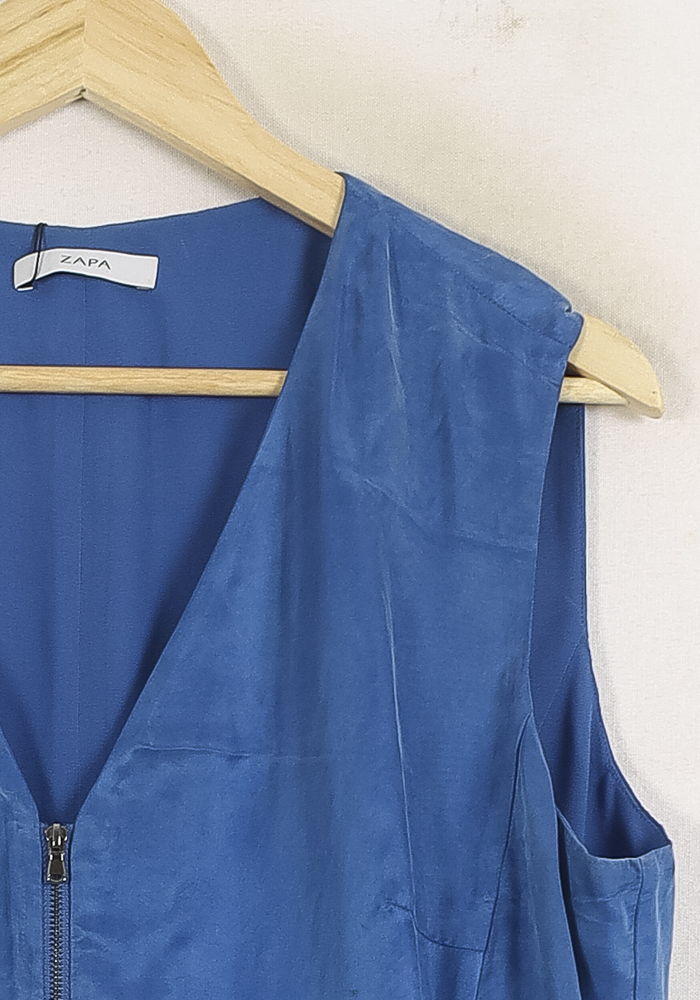 Robe Midi Bleue - Taille XXXL/46 de la marque ZAPA | PARAD38051 - Vendu par Paradigme - Image 3