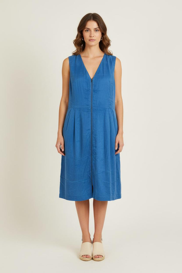 Robe Midi Bleue - Taille XXXL/46 de la marque ZAPA | PARAD38051 - Vendu par Paradigme - Image 1