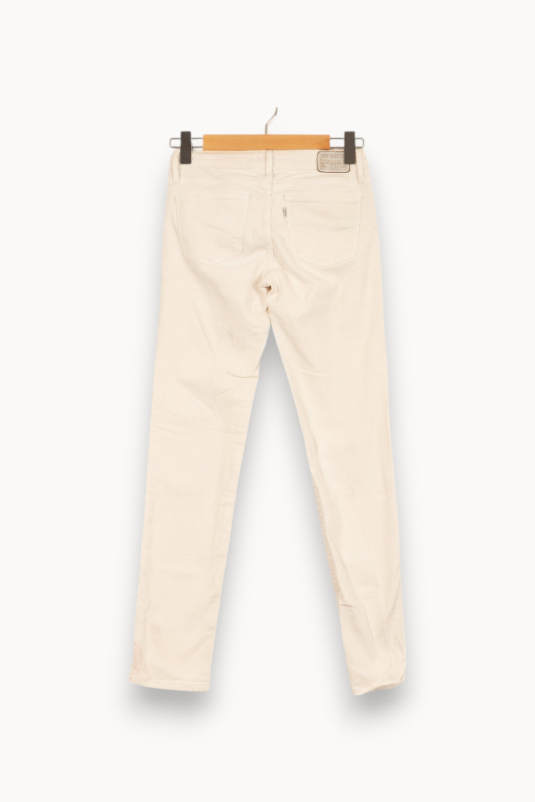 Jean Slim Blanc - Taille S/36 de la marque Levi's | PARAD38058 - Vendu par Paradigme - Image 4