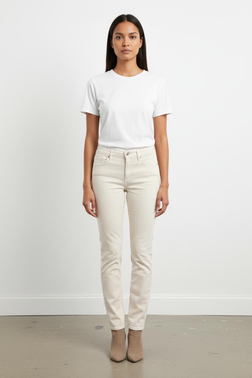 Jean Slim Blanc - Taille S/36