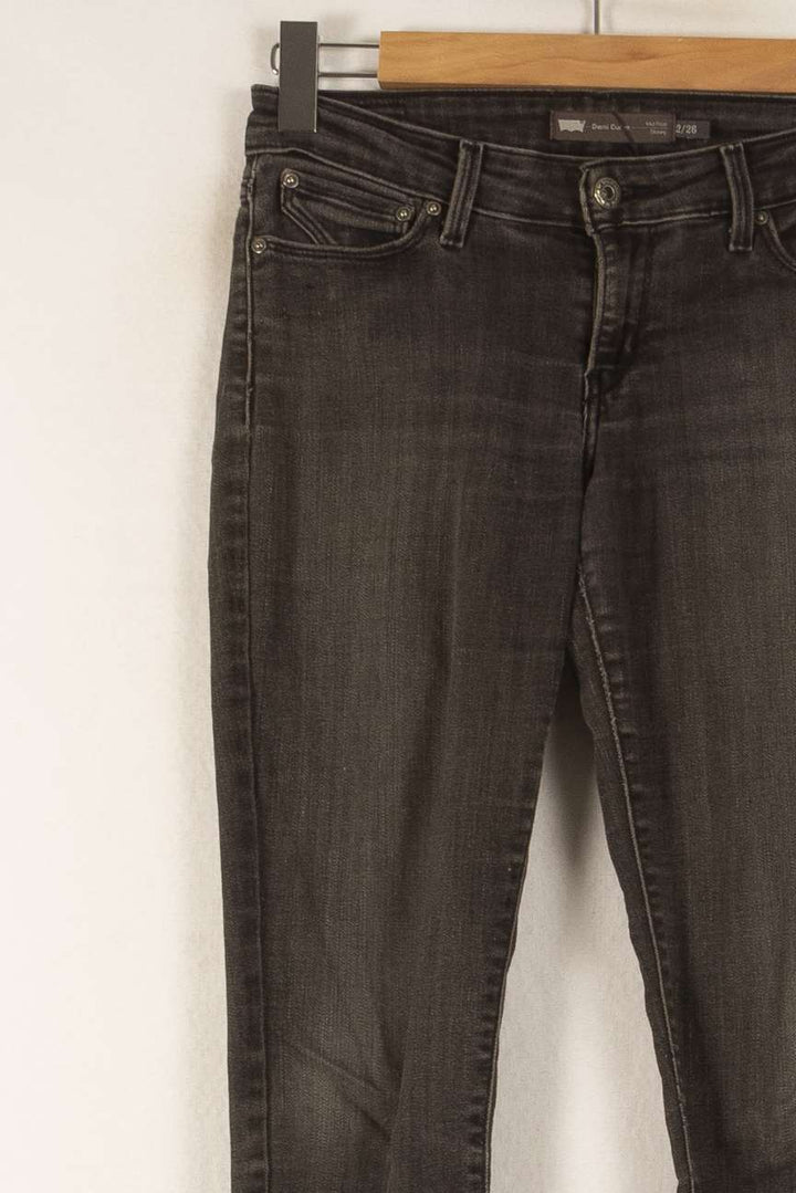 Jean Skinny Gris - Taille S/36 de la marque Levi's | PARAD38060 - Vendu par Paradigme - Image 3