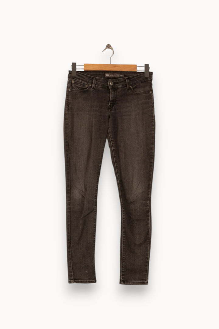 Jean Skinny Gris - Taille S/36 de la marque Levi's | PARAD38060 - Vendu par Paradigme - Image 2