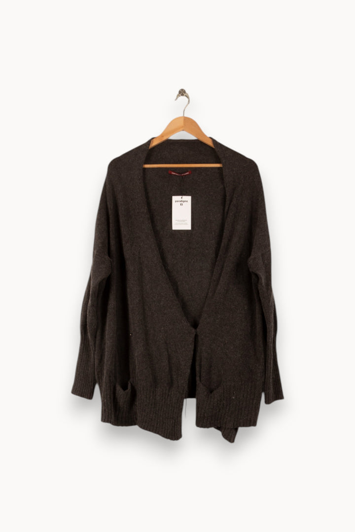 Cardigan Gris - Taille L/40 de la marque Comptoir des Cotonniers | PARAD38066 - Vendu par Paradigme - Image 2