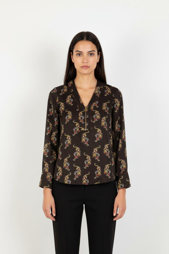 Blouse Noire - Taille S/36