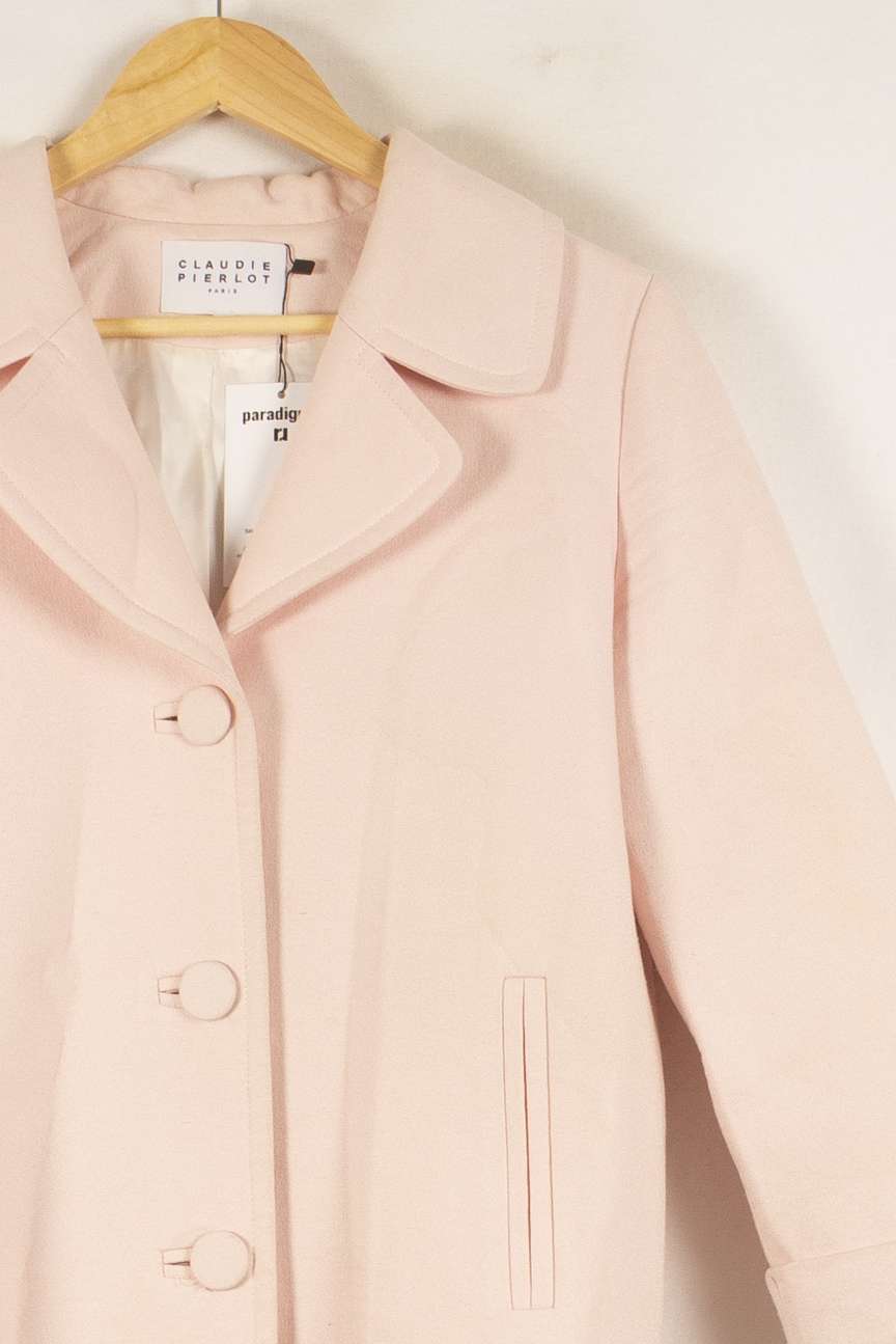 Manteau Rose - Taille S/36 de la marque Claudie Pierlot | PARAD38070 - Vendu par Paradigme - Image 3