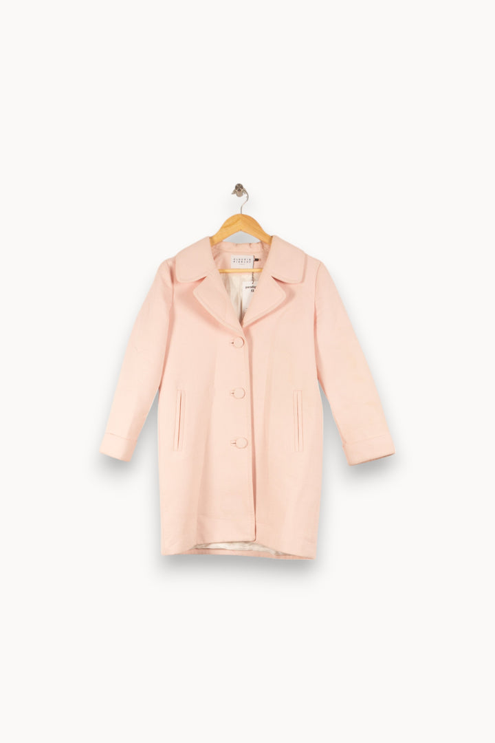 Manteau Rose - Taille S/36 de la marque Claudie Pierlot | PARAD38070 - Vendu par Paradigme - Image 2