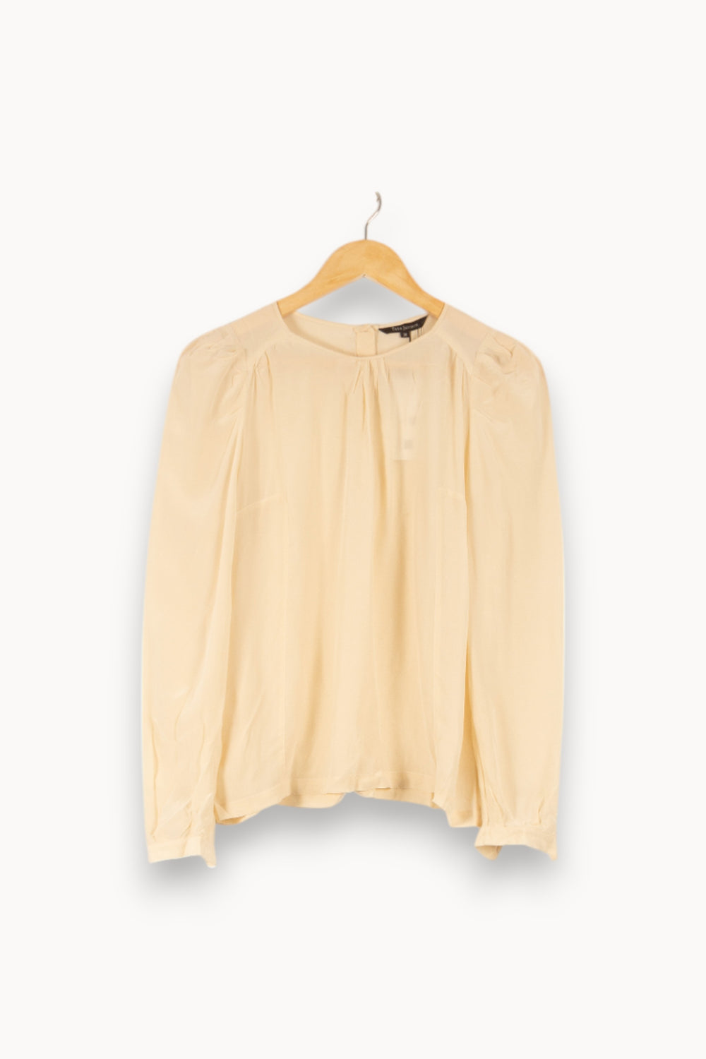 Blouse Beige - Taille M/38 de la marque Tara Jarmon | PARAD38071 - Vendu par Paradigme - Image 2