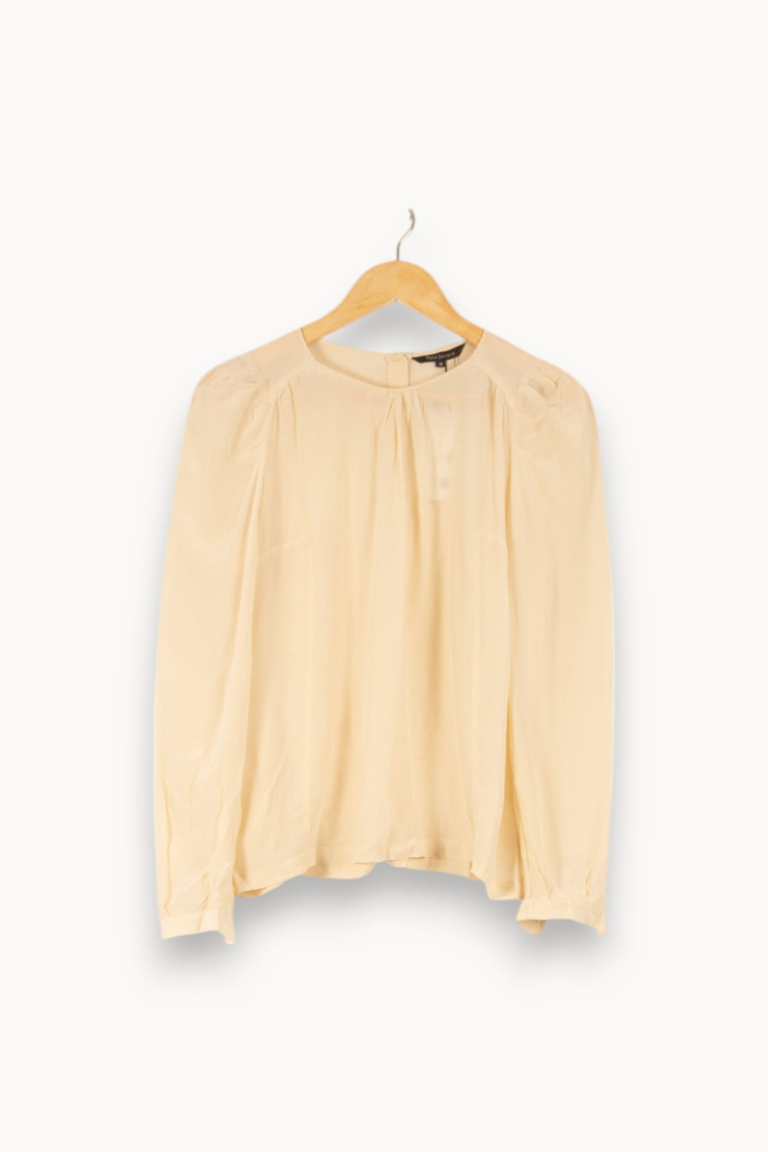 Blouse Beige - Taille M/38 de la marque Tara Jarmon | PARAD38071 - Vendu par Paradigme - Image 2