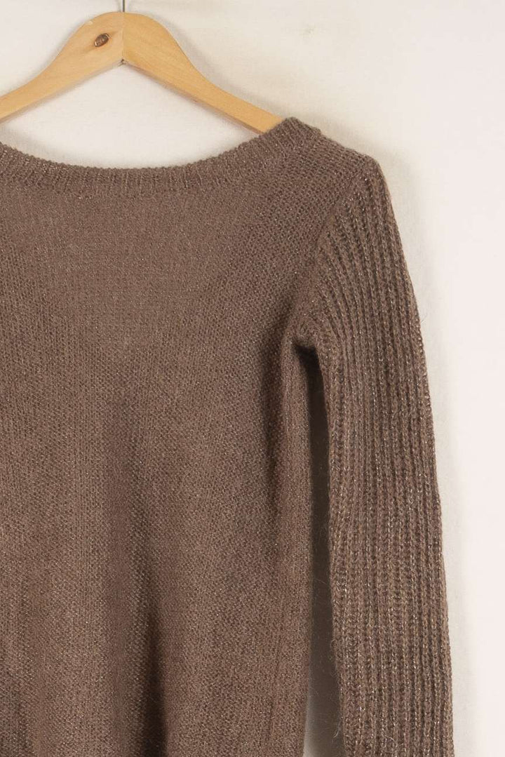 Pull Marron - Taille S/36 de la marque IKKS | PARAD38077 - Vendu par Paradigme - Image 3