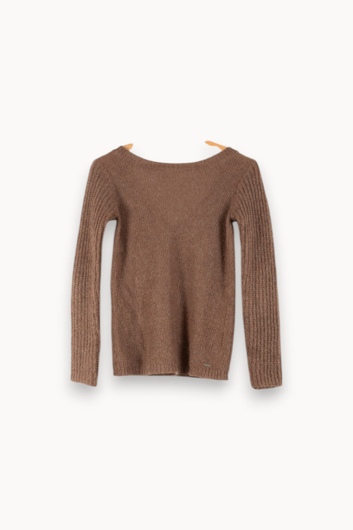 Pull Marron - Taille S/36 de la marque IKKS | PARAD38077 - Vendu par Paradigme - Image 2