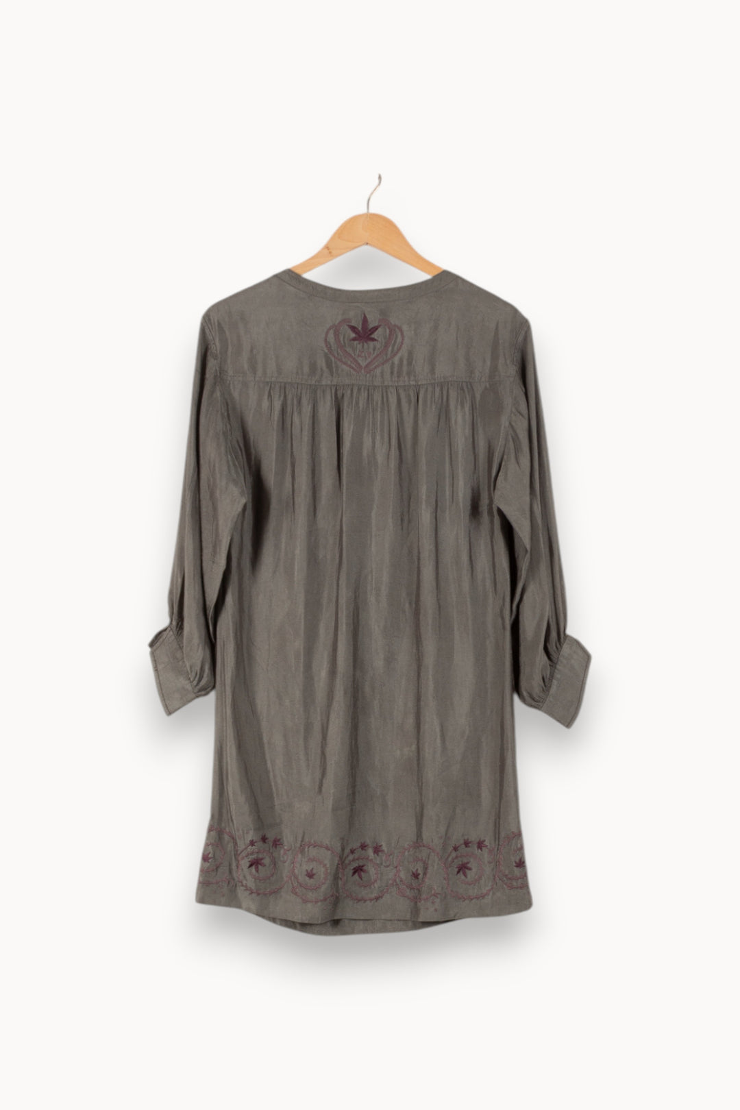 Robe Midi Grise - Taille XS/34 de la marque Zadig&Voltaire | PARAD38084 - Vendu par Paradigme - Image 4