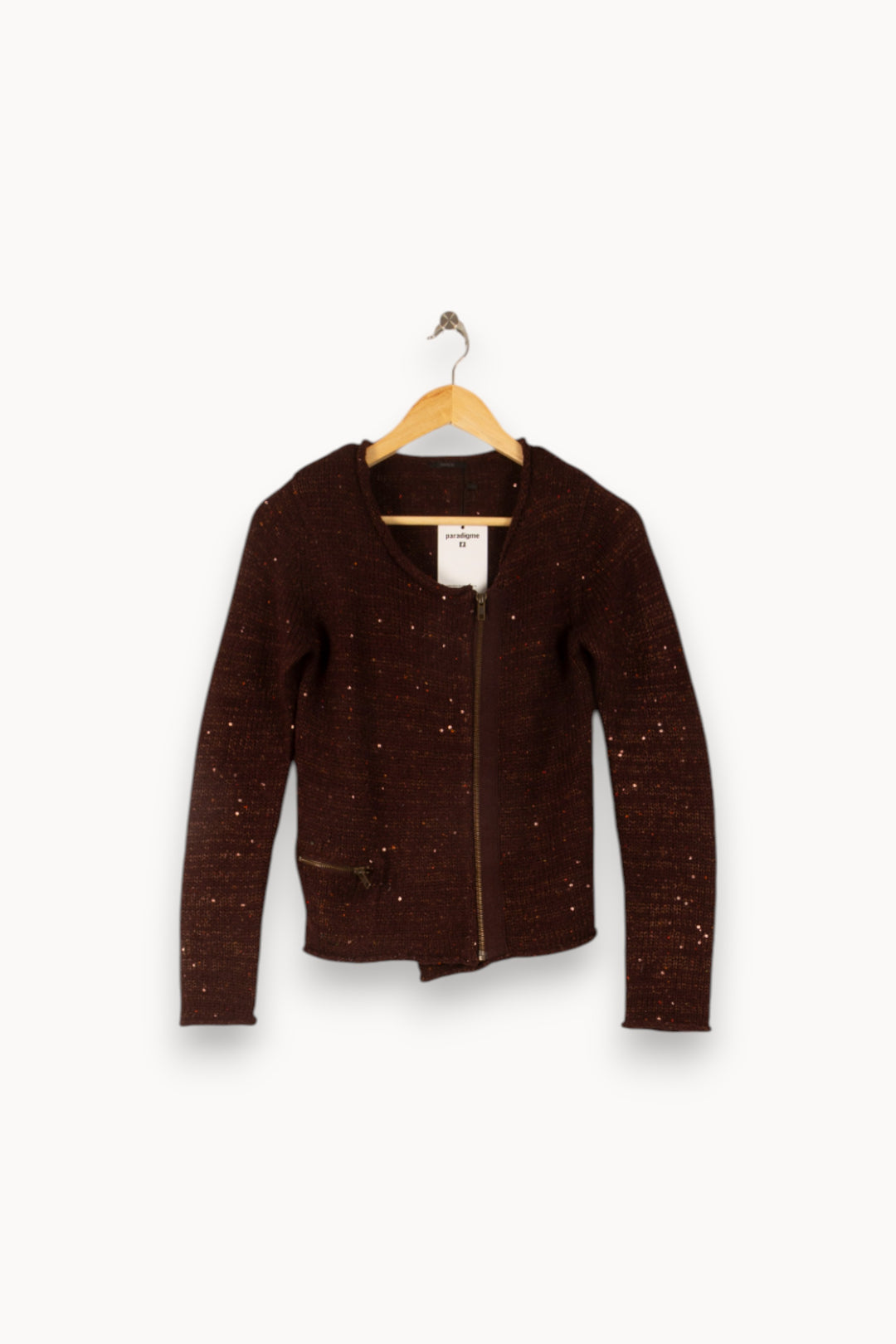 Cardigan Rouge - Taille S/36 de la marque IKKS | PARAD38085 - Vendu par Paradigme - Image 2