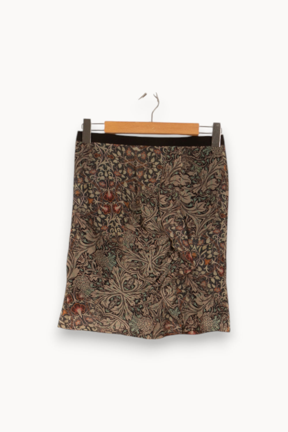 Jupe Courte Verte et Marron - Taille M/38 de la marque IKKS | PARAD38087 - Vendu par Paradigme - Image 2
