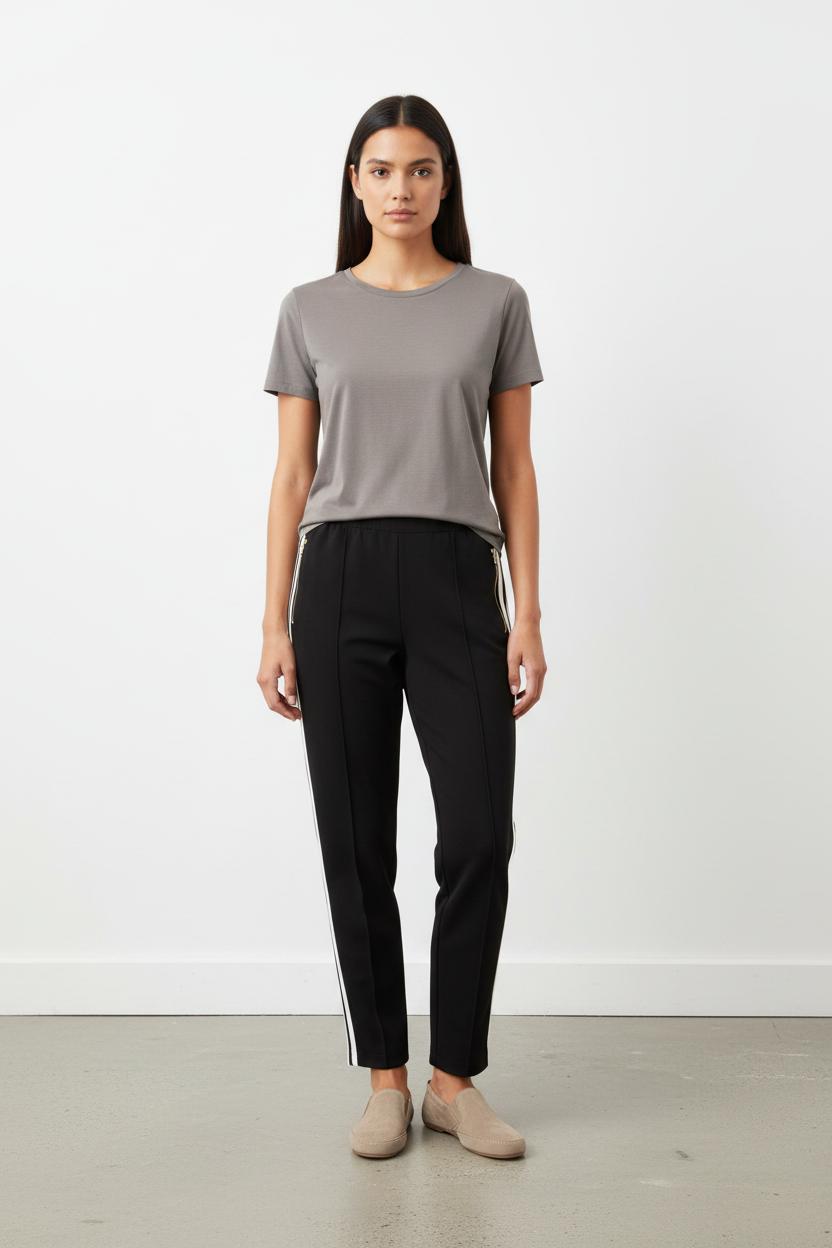 Pantalon De Sport Noir et Blanc - Taille S/36