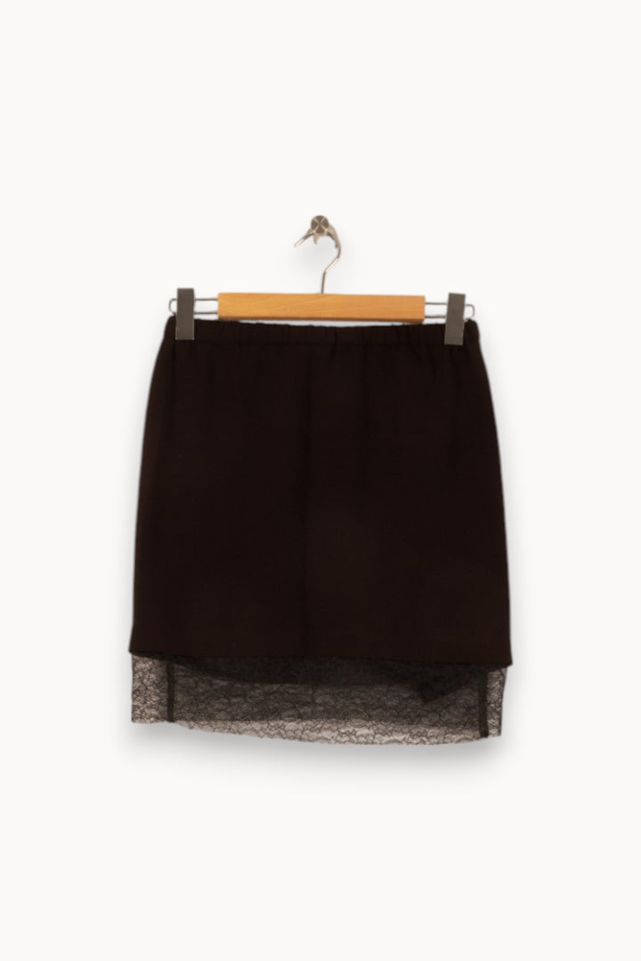 Jupe Courte Noire - Taille S/36 de la marque Maje | PARAD38090 - Vendu par Paradigme - Image 4