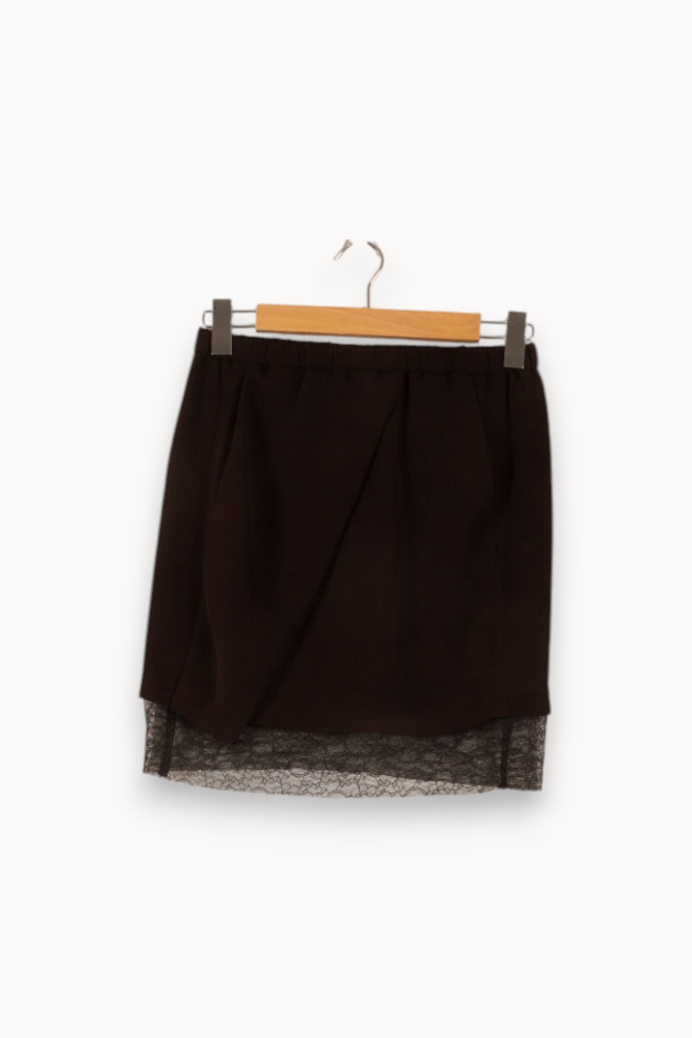 Jupe Courte Noire - Taille S/36 de la marque Maje | PARAD38090 - Vendu par Paradigme - Image 2