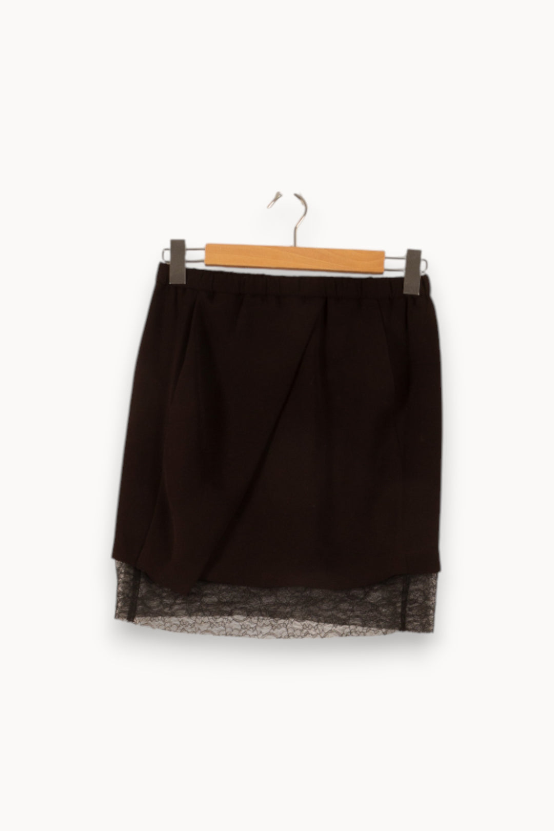 Jupe Courte Noire - Taille S/36 de la marque Maje | PARAD38090 - Vendu par Paradigme - Image 2