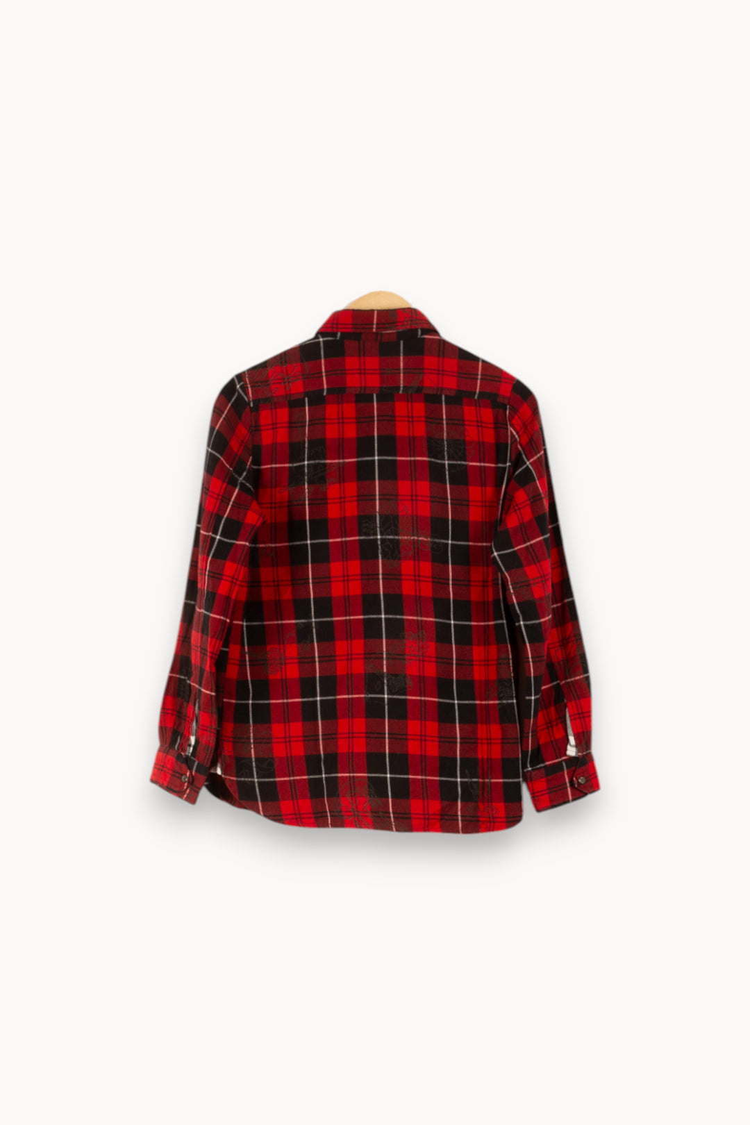 Chemise à Carreaux Rouge et Noire - Taille M/38 de la marque Zadig&Voltaire | PARAD38100 - Vendu par Paradigme - Image 4