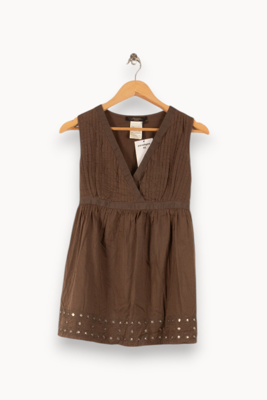 Blouse Marron - Taille XL/42 de la marque Weekend Max Mara | PARAD38106 - Vendu par Paradigme - Image 2