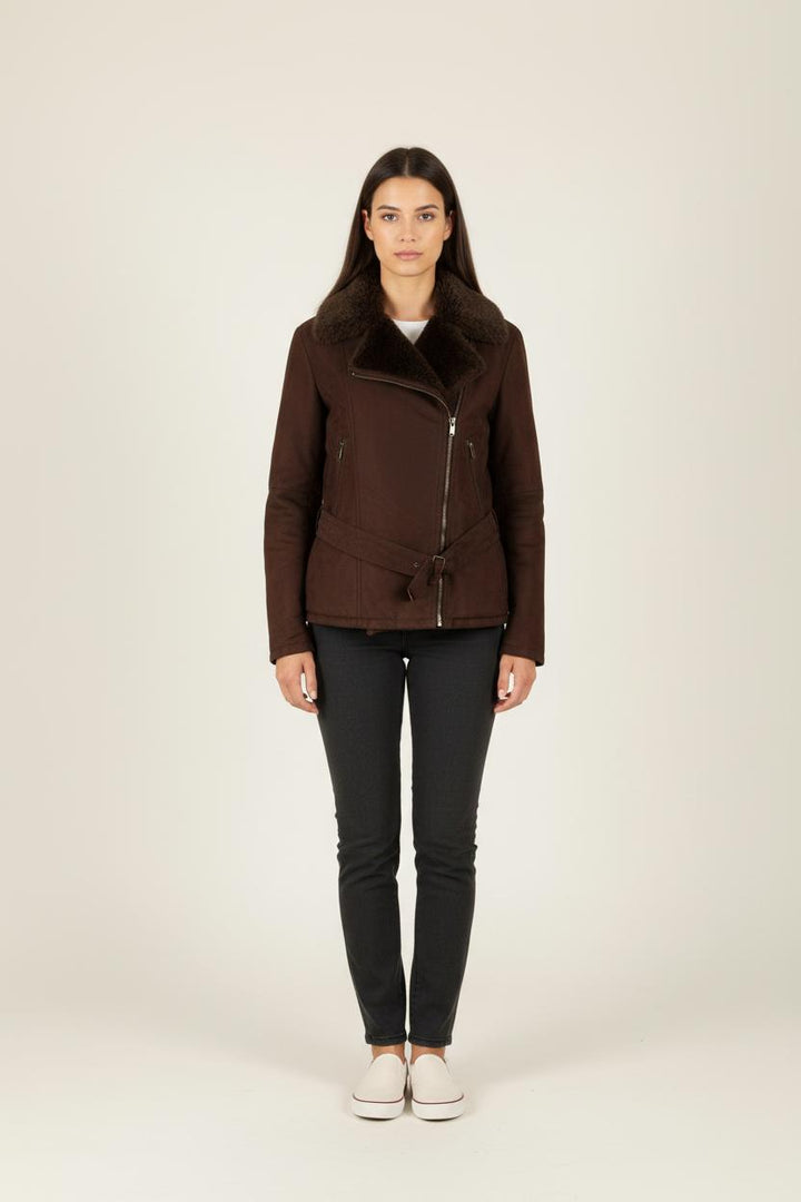 Blouson Marron - Taille XL/42 de la marque Max Mara | PARAD38108 - Vendu par Paradigme - Image 1