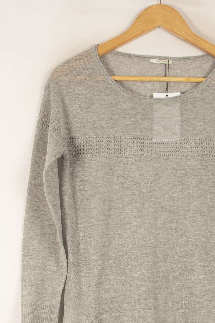 Pull Gris - Taille XS/34 de la marque IKKS | PARAD38109 - Vendu par Paradigme - Image 3