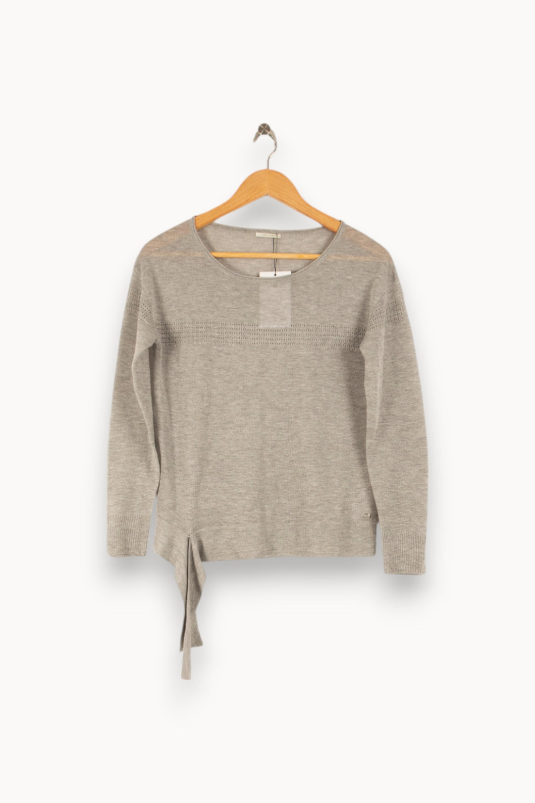 Pull Gris - Taille XS/34 de la marque IKKS | PARAD38109 - Vendu par Paradigme - Image 2