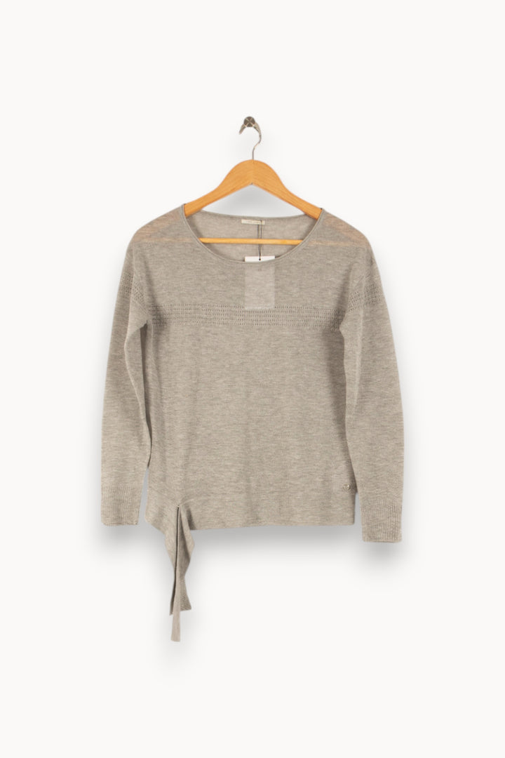 Pull Gris - Taille XS/34 de la marque IKKS | PARAD38109 - Vendu par Paradigme - Image 2