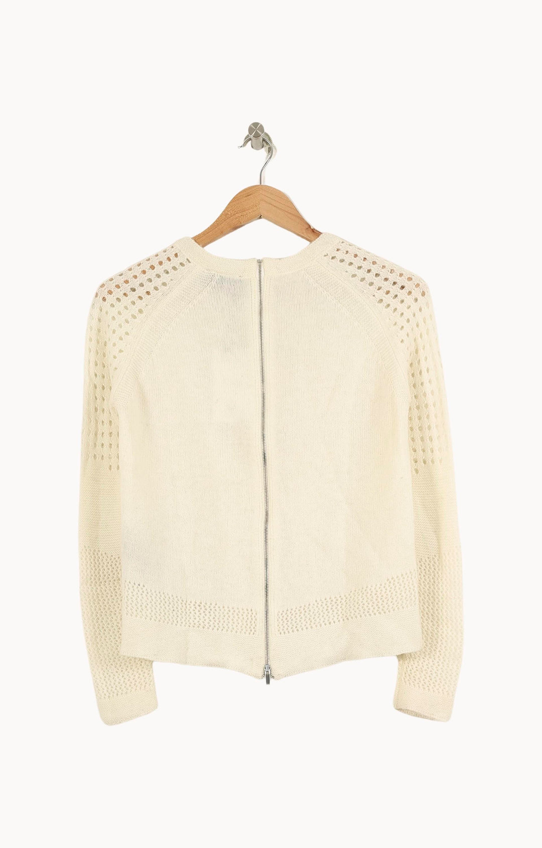 Pull Blanc - Taille XS/34 de la marque The Kooples - Sport | PARAD38110 - Vendu par Paradigme - Image 4