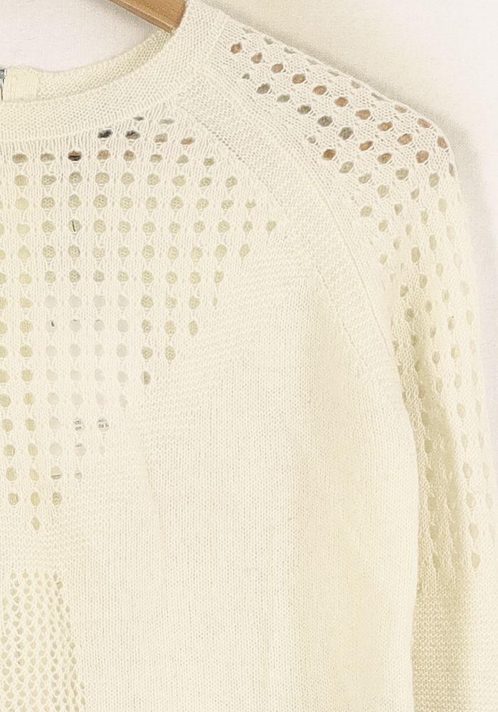 Pull Blanc - Taille XS/34 de la marque The Kooples - Sport | PARAD38110 - Vendu par Paradigme - Image 3