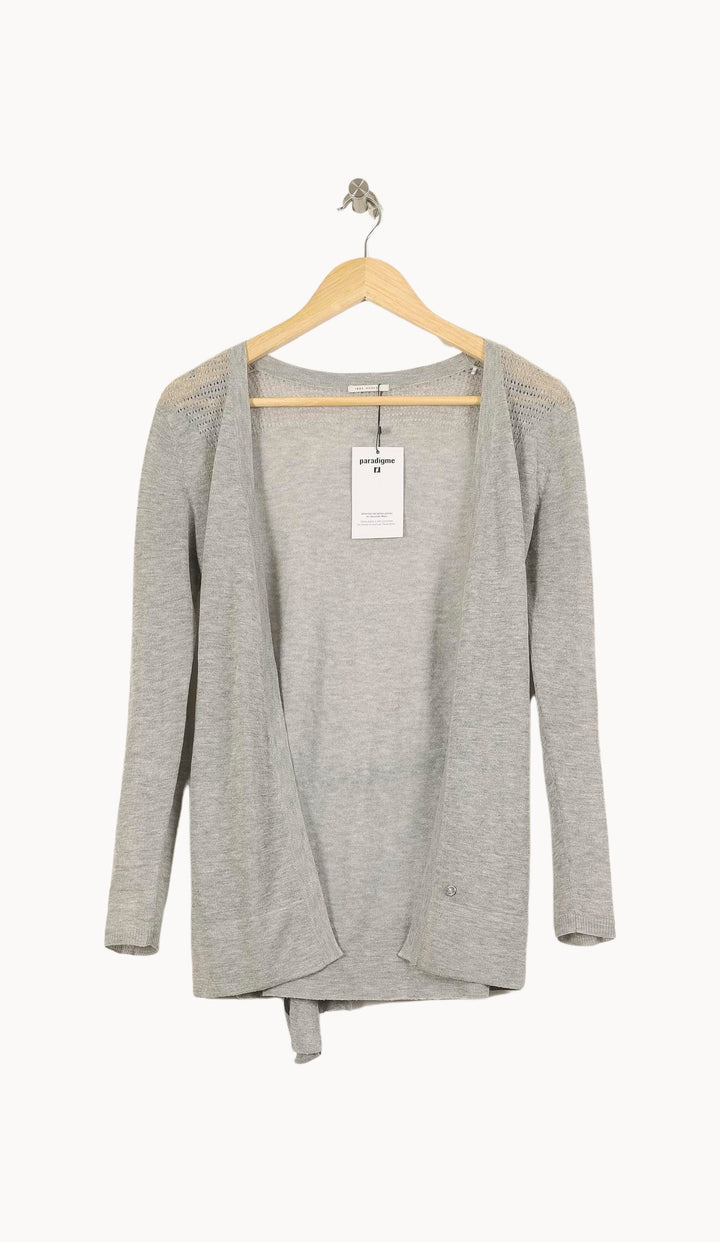 Cardigan Gris - Taille XS/34 de la marque IKKS | PARAD38112 - Vendu par Paradigme - Image 2