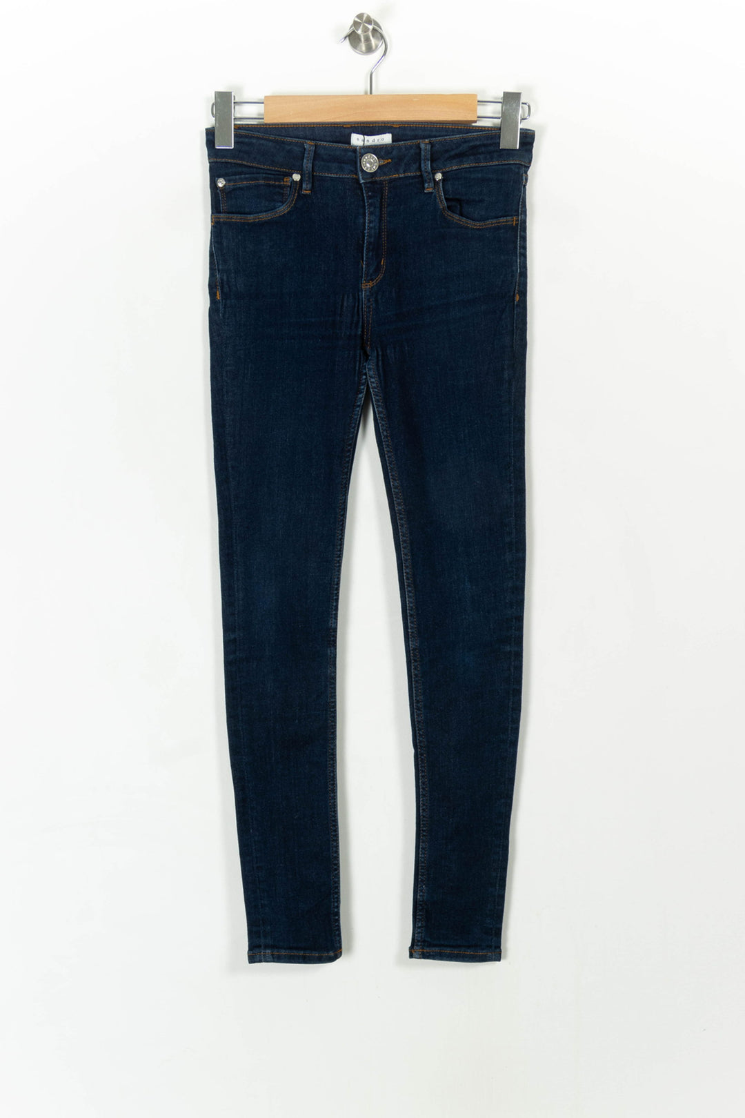 Jean Skinny Bleu - Taille L/40 de la marque Sandro | PARAD38113 - Vendu par Paradigme - Image 2