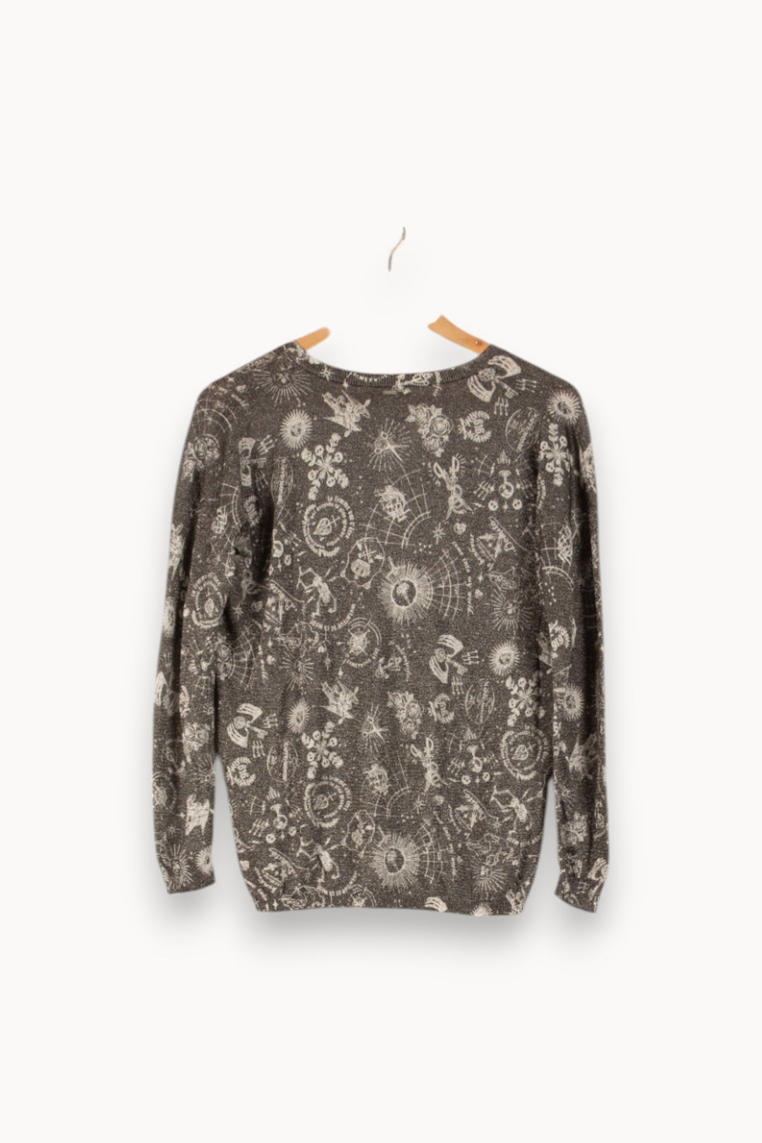 Pull Gris et Blanc - Taille S/36 de la marque IKKS | PARAD38114 - Vendu par Paradigme - Image 4