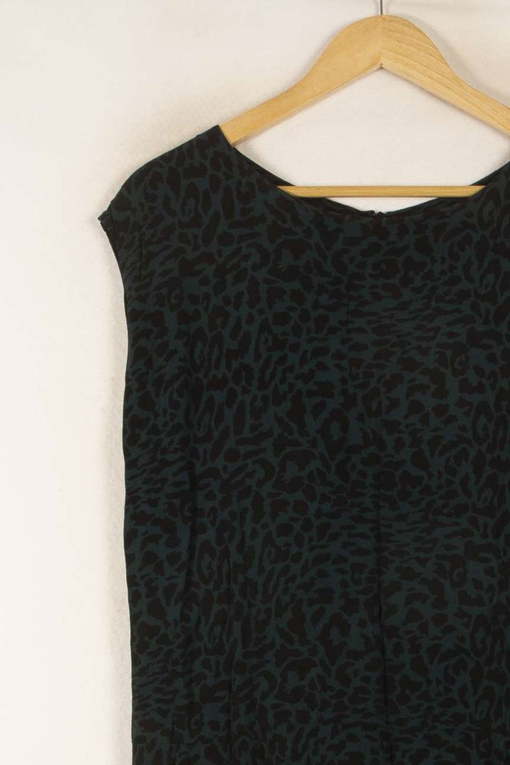 Robe Midi Verte et Noire - Taille M/38 de la marque Comptoir des Cotonniers | PARAD38120 - Vendu par Paradigme - Image 3