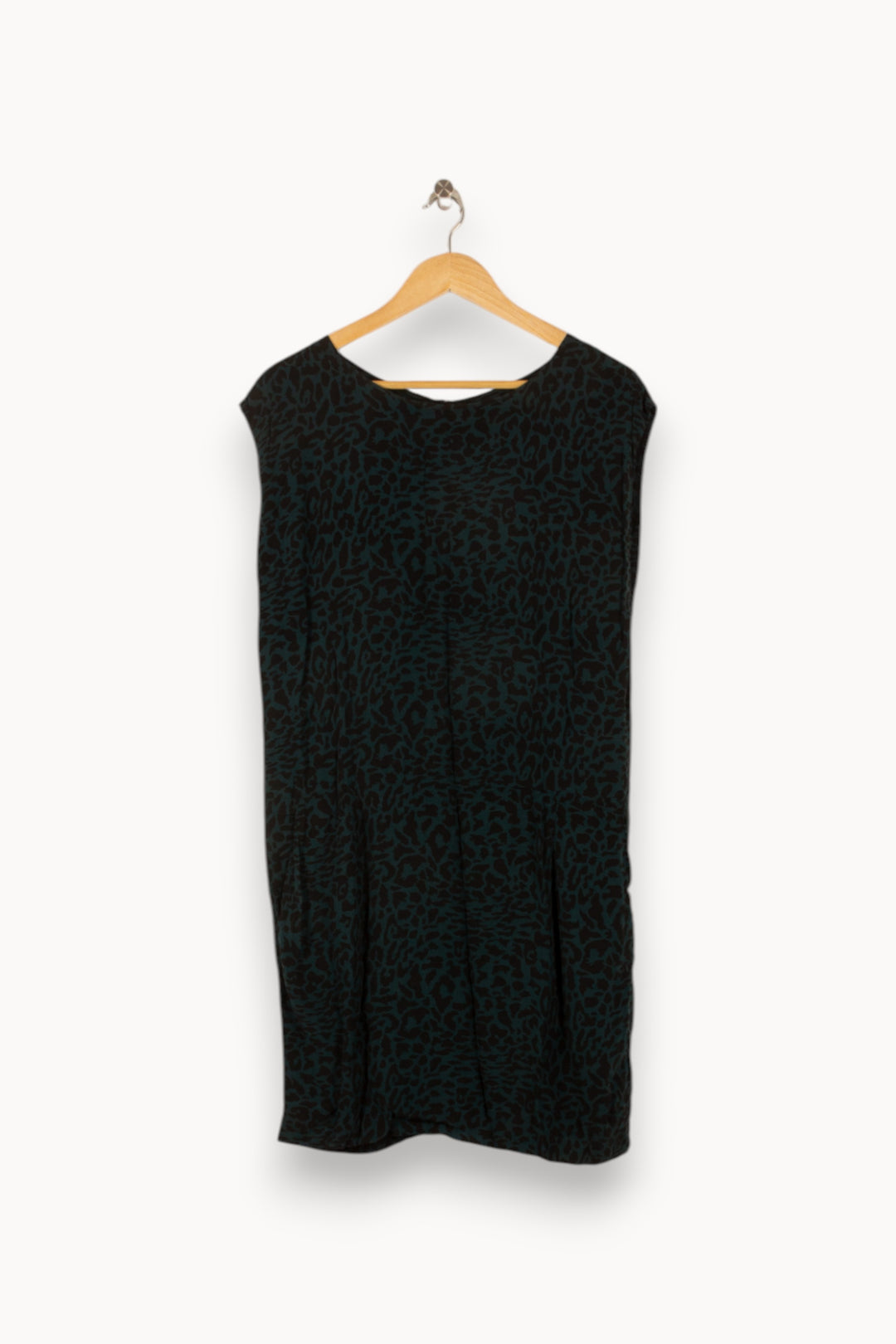 Robe Midi Verte et Noire - Taille M/38 de la marque Comptoir des Cotonniers | PARAD38120 - Vendu par Paradigme - Image 2