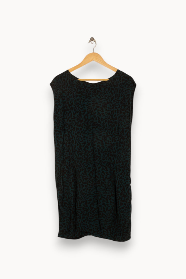 Robe Midi Verte et Noire - Taille M/38 de la marque Comptoir des Cotonniers | PARAD38120 - Vendu par Paradigme - Image 2