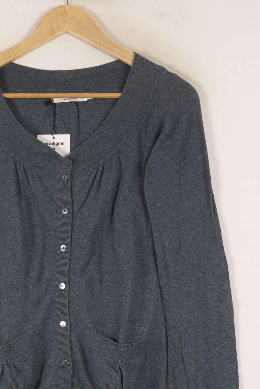 Cardigan Bleu - Taille S/36 de la marque Comptoir des Cotonniers | PARAD38123 - Vendu par Paradigme - Image 3