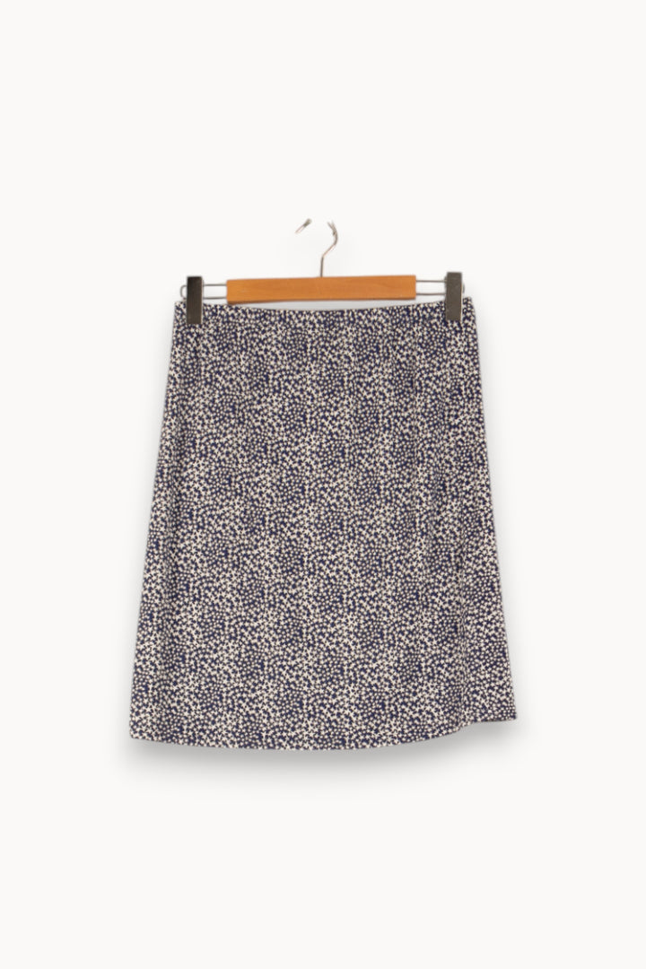 Jupe Droite Bleu et Blanc - Taille L/40 de la marque Agnès b. | PARAD38128 - Vendu par Paradigme - Image 4
