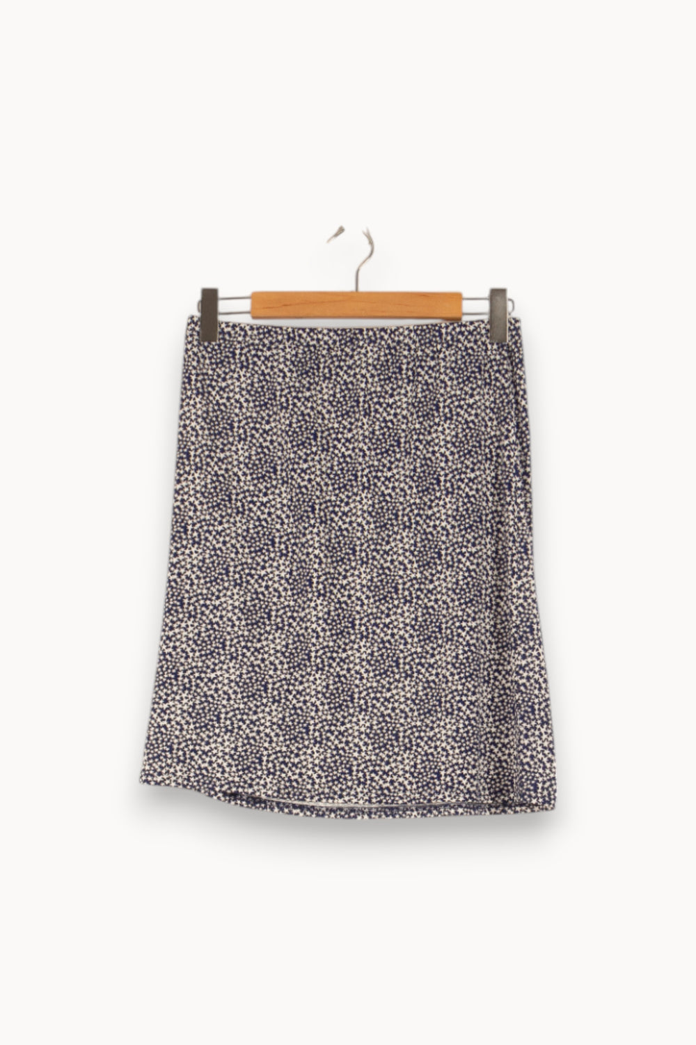 Jupe Droite Bleu et Blanc - Taille L/40 de la marque Agnès b. | PARAD38128 - Vendu par Paradigme - Image 2